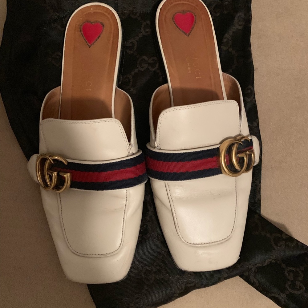 Gucci Peyton Marmont Logo Mule